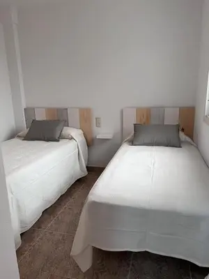 Cama o camas de una habitación en Casa Lucía