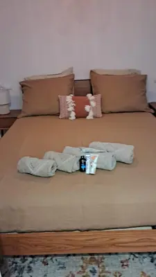 Cama o camas de una habitación en Appartement de luxe vue mer imprenable Mojacar Playa