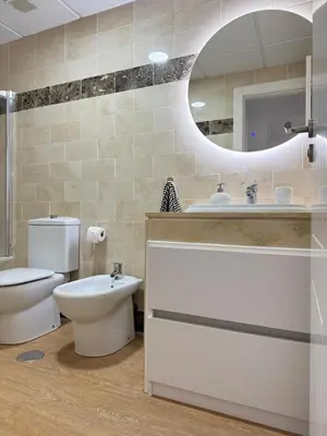 Un baño de Apartamento Villas de Almerimar