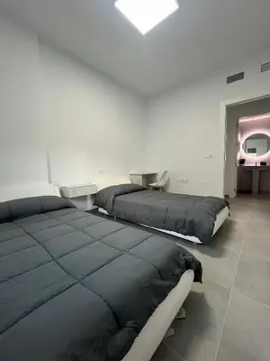 Cama o camas de una habitación en Lujo en el centro con parking privado 3