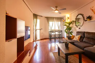 Zona de estar de Estupendo apartamento en el Centro - By Aloha Palma
