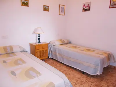 Cama o camas de una habitación en Los Pinos