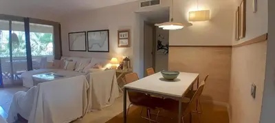 Zona de estar de Valle del Este Golf vivienda vistas a campo de Golf