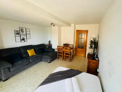 Zona de estar de Villa Del Mar - Apartaestudio