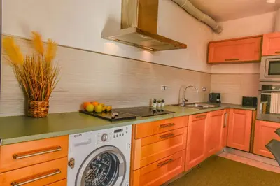 Una cocina o zona de cocina en Tranquilidad con vistas únicas, Piscina y Wifi - By Aloha Palma
