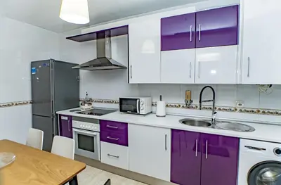 Una cocina o zona de cocina en Un trocito de España