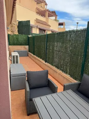 Un balcón o terraza de Apartmán se 2 ložnicemi