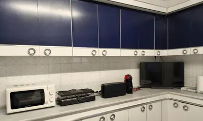 Una cocina o zona de cocina en Alojamiento Vacacional Águilas de Poniente