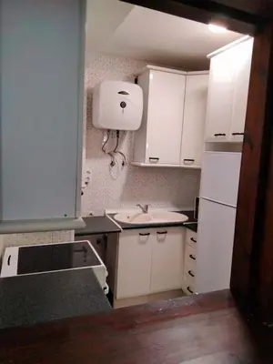 Una cocina o zona de cocina en Apartamento 2 hab en Aguadulce playa