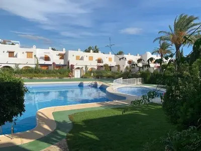 Piscina en o cerca de Maravilloso Apartamento playa-jardin botánico IN VERA PLAYA, ALMERIA