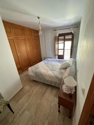 Cama o camas de una habitación en La gran casa de Felipe y Paquita