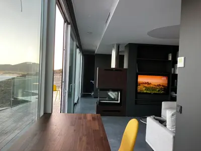 Una cocina o zona de cocina en Los Genoveses Penthouse