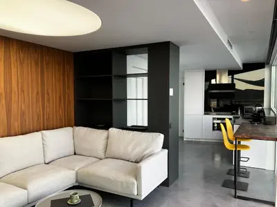 Una cocina o zona de cocina en Los Genoveses Penthouse