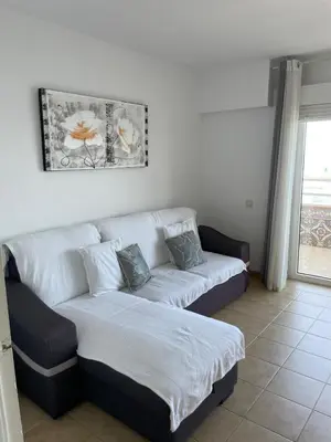 Cama o camas de una habitación en Apartamento paseo Maritimo