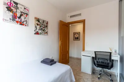 Cama o camas de una habitación en TrendyHomes Mediterráneo, excelente ubicación y gran confort