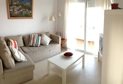 Zona de estar de Sea Views Appartment Almerimar 2D