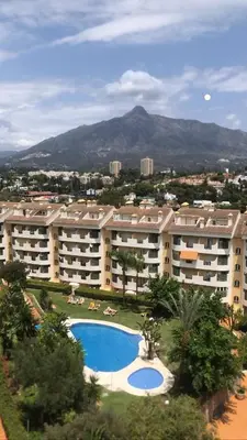 Vista general de una montaña o vista desde el apartamento