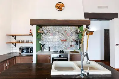 Una cocina o zona de cocina en Villa Jardines de Cope