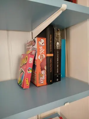 Biblioteca en el apartamento