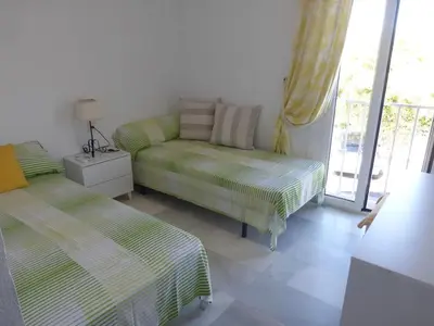 Cama o camas de una habitación en Nice 2 bedroom apartment
