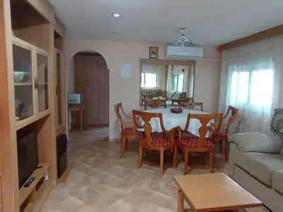 Zona de estar de Mobilhomes La Cabañuela