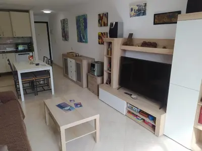 Una cocina o zona de cocina en Apartamento FKK Parquevera III