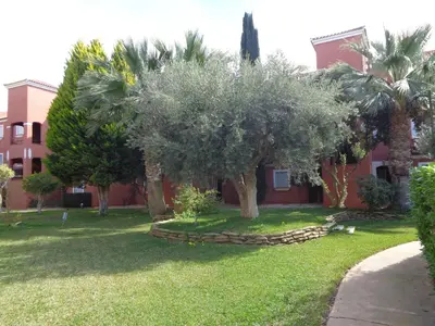 Jardín al aire libre en Apartamento FKK Parquevera III