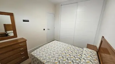 Cama o camas de una habitación en Apartamento en Cabo de Gata Urbanización CABOSOL
