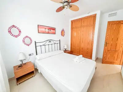 Cama o camas de una habitación en Expoholidays - Parque Salinas