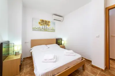 Cama o camas de una habitación en TrendyHomes Vera Playa