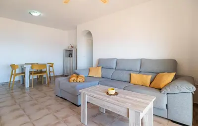 Zona de estar de Awesome Apartment In Mojacar