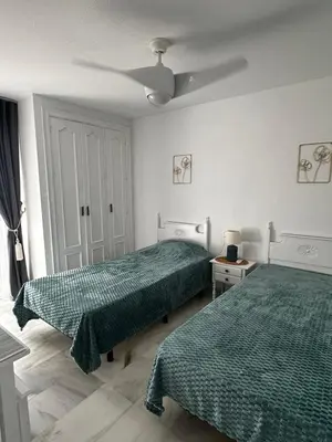 Cama o camas de una habitación en Apartment in Golf Playa Residences