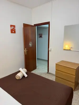 Cama o camas de una habitación en Casona Los Sidoros Ciudad de Berja