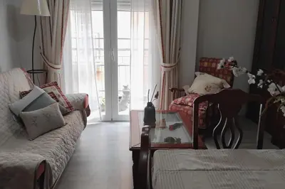Cama o camas de una habitación en Apartamento en Ejido Centro