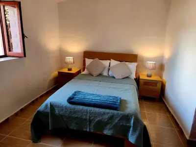 Cama o camas de una habitación en Casita-1 To 7Guests-Private Pool-Patio-Bbq-Parking