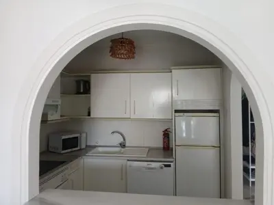 Una cocina o zona de cocina en Sunny apartment in Mojácar with sea views