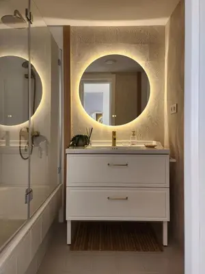 Un baño de Apartamento Mar de Roquetas