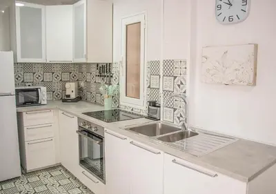 Una cocina o zona de cocina en MojacarProperty Noalejo Beach Apartment