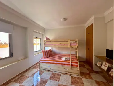Cama o camas de una habitación en Hostal J&C