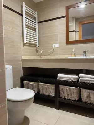Un baño de Los Cactus de Almerimar