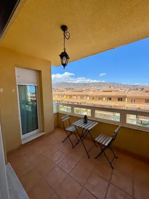 Un balcón o terraza de Apartamento Aguadulce Playa Torrequebrada
