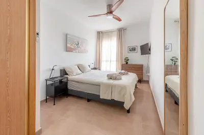 Cama o camas de una habitación en Casa Roxanne