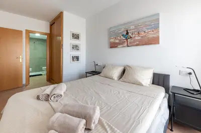 Cama o camas de una habitación en Casa Roxanne