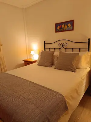 Cama o camas de una habitación en Bahia de Vera apartamento Nataly