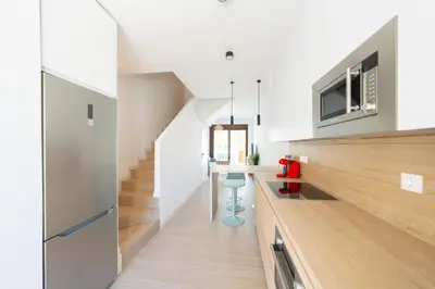Una cocina o zona de cocina en Casa Izar