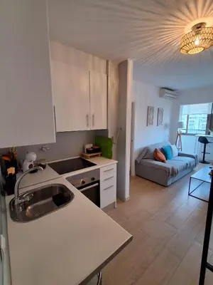 Una cocina o zona de cocina en Apartamento La Bahia