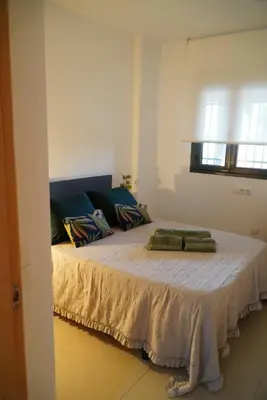 Cama o camas de una habitación en Apartamento Caramelito Playa