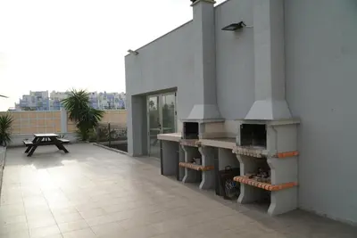 Un balcón o terraza de Apartamento Caramelito Playa
