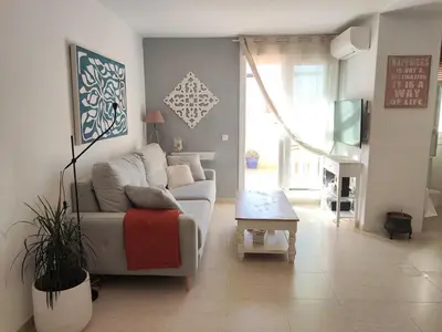 Zona de estar de Casa Helios - Precioso ático con sol, mar y relax