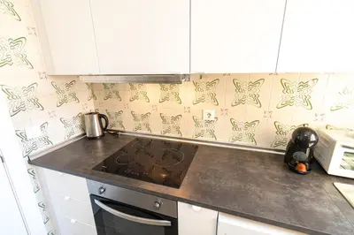 Una cocina o zona de cocina en Avenida Principal muy cerca de la playa - By Aloha Palma